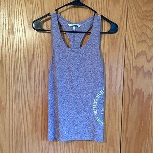 Victoria's Secret Heathered Purple Tank Top with Logo